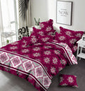 Purple Color King Size Bed Sheet