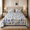 Multicolor Geometric Bedsheet Set