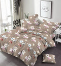 Love Home Flower Print - Bed Sheet