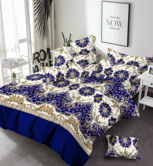3 Pcs/Set Leaf Pattern Bed Sheet