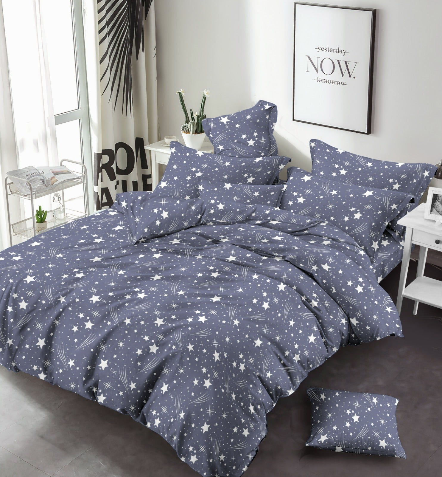 Shining Star Cotton Bed Sheet