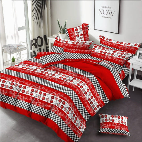 3-Piece Blue Paisley Graphic - Bed Sheet