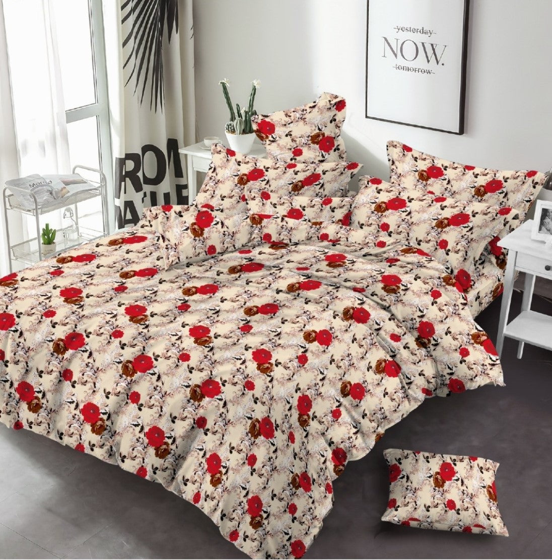 Castle Fairy Floral 3 Pcs - Bed Sheet