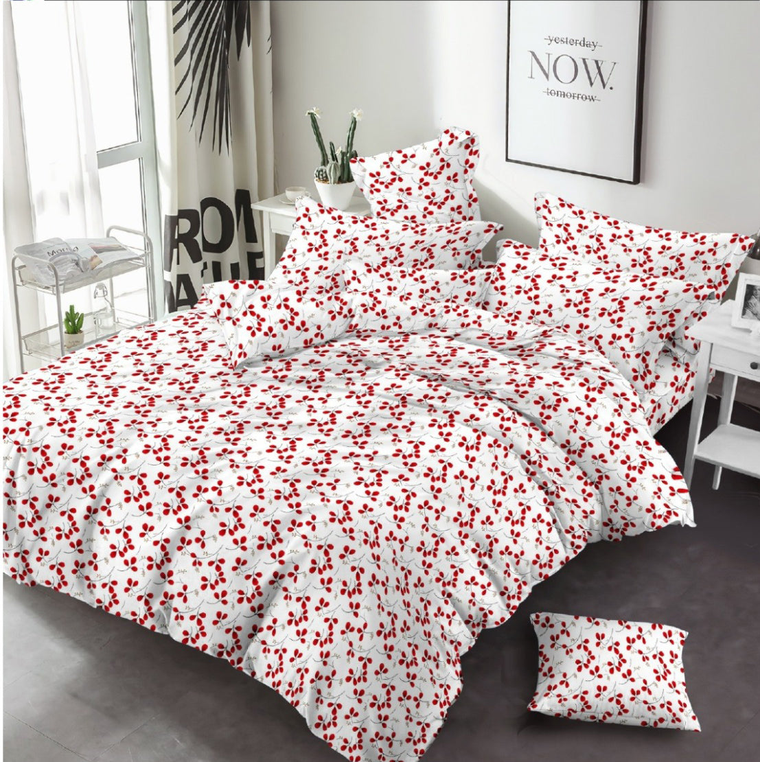 Soft 3 Piece Cotton - Bed Sheets
