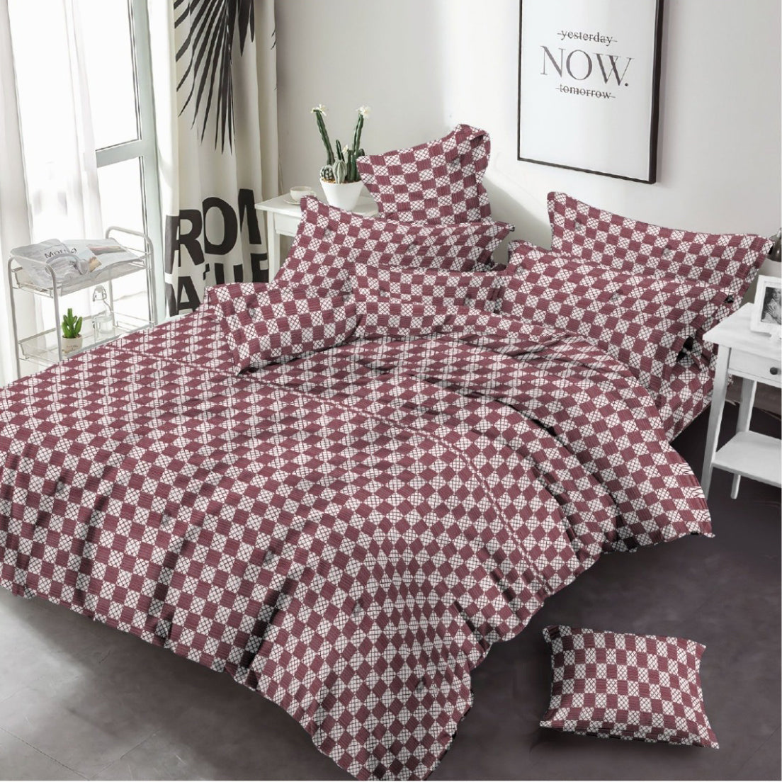 Classical Design Cotton Fitted Bed Sheet