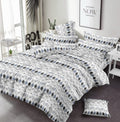 3 Pcs Stripes Pattern Design - Bed Sheet