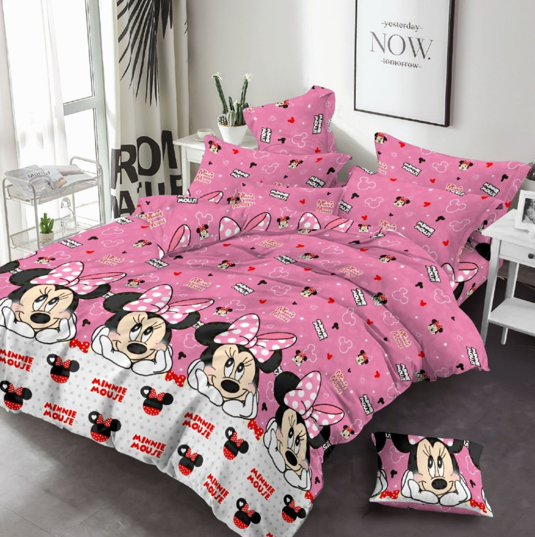 MINNIE MOUSE Cartoon Bed Sheets