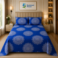 Royal Blue Mandala Bedsheet