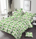 Square Box Printed Bed Sheet