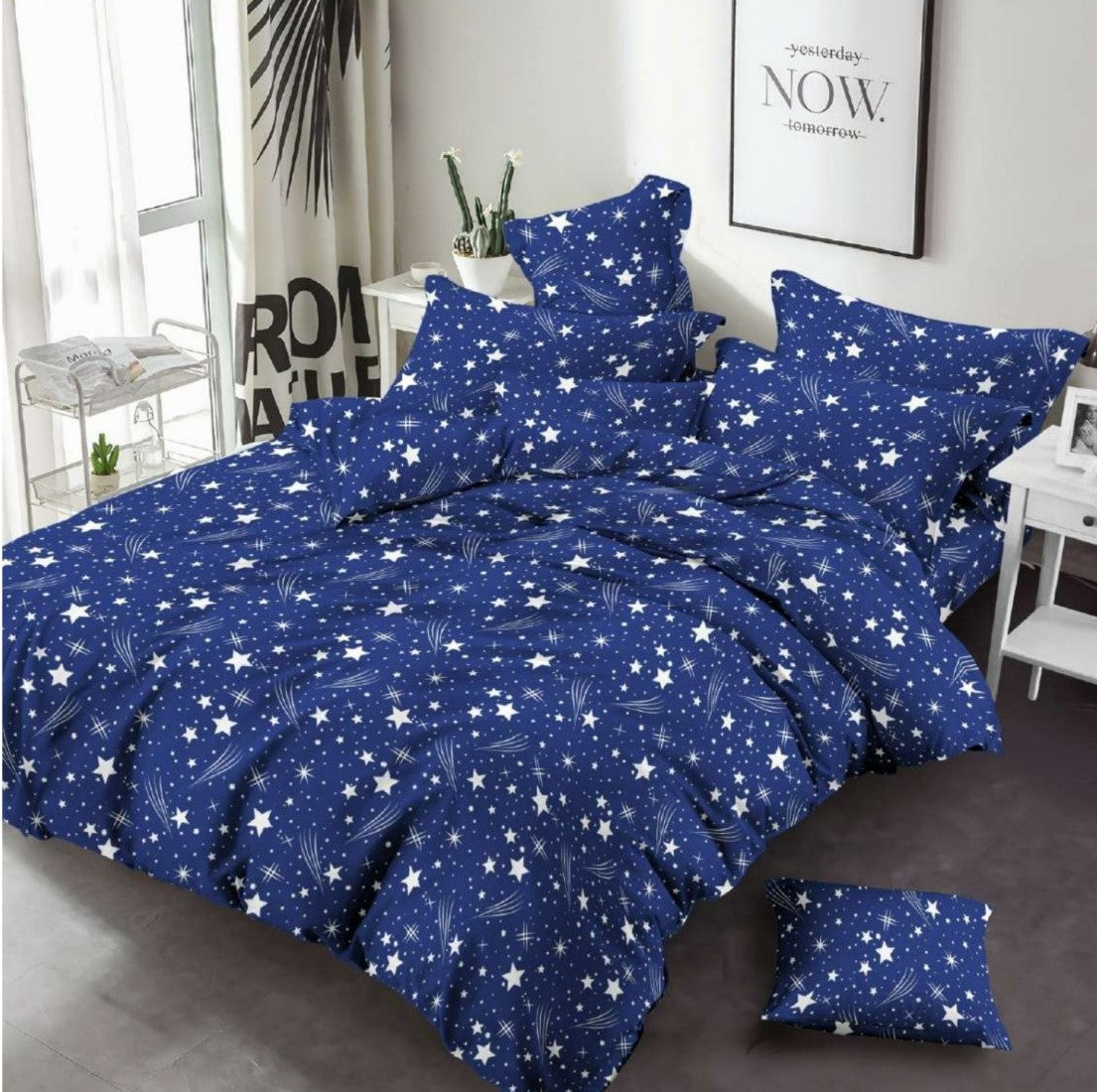 Shining Star Cotton Bed Sheet