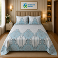 Blue Paisley Damask Bedsheet