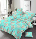 Light Green Printed 3 Pcs - Bed Sheet