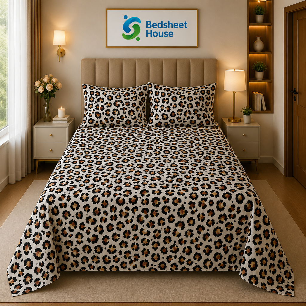 Leopard Print Bedsheet