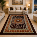Premium Brown Decorative Carpet 2x3m