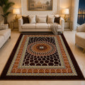 Premium Brown Decorative Carpet 2x3m