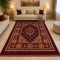 Elegant Maroon Traditional Carpet 2x3 M